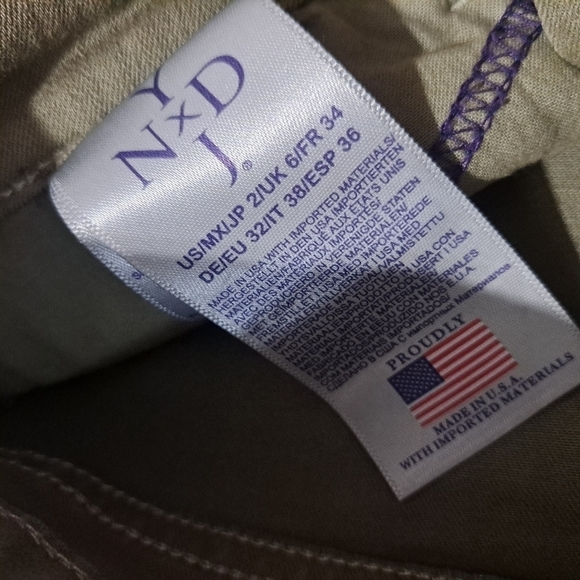 3 FOR 12 SALE NYDJ Not Your Daughter's Jeans Alina Ankle Pants Size 2 - Picture 12 of 13